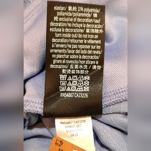 NWT! PINK Active Seamless High Waist Blue/Gray Leggings size 7/8 - Picture 11 of 12